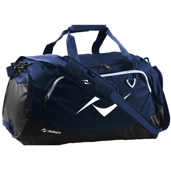 Deluxe Large Sports Bag with deep pockets and removable shoulder strap.