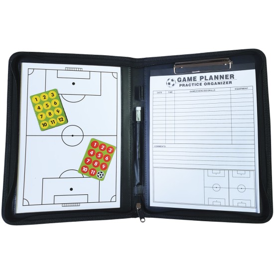 Zippered Soccer Coaching Planner