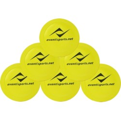 Rubber Flat Marker Set (6) Yellow Rubber Flat Marker Set (6) Yellow