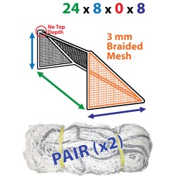 24 x 8 (x 0 x 8) 3mm Braided Nets 24 x 8 (x 0 x 8) 3mm Braided Nets