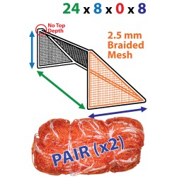 24 x 8 (x 0 x 8) 2.5mm Twisted Nets 24 x 8 (x 0 x 8) 2.5mm Twisted Nets