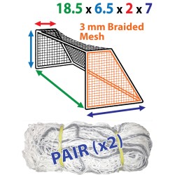 18.5 x 6.5 (x 2 x 7) 3mm Braided Nets 18.5 x 6.5 (x 2 x 7) 3mm Braided Nets
