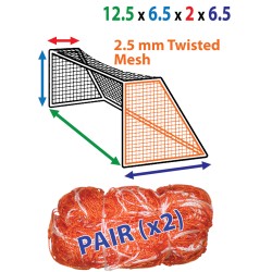 12 x 6.5 (x 2 x 7) 2.5mm Twisted Nets 12 x 6.5 (x 2 x 7) 2.5mm Twisted Nets