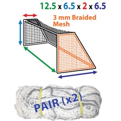 12 x 6.5 (x 2 x 7) 3mm Braided Nets 12 x 6.5 (x 2 x 7) 3mm Braided Nets