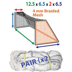 12 x 6.5 (x 2 x 7) 4mm White Premium Nets 12 x 6.5 (x 2 x 7) 4mm White Premium Nets