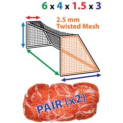 6 x 4 (x1.5 x 3) 2mm Twisted Nets 6 x 4 (x1.5 x 3) 2mm Twisted Nets