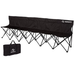Six Seat Sport Bench - Black Six Seat Sport Bench - Black