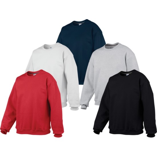 Cotton Blend Crewneck Sweatshirt