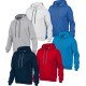 Cotton Fleece Blend Hood Sweatshirt