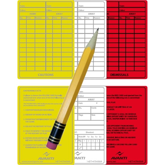 Write-On Warning Card Set