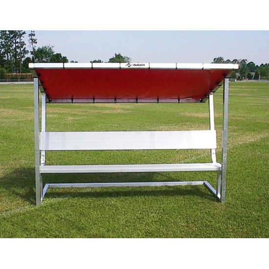 Aluminum Covered Team Bench