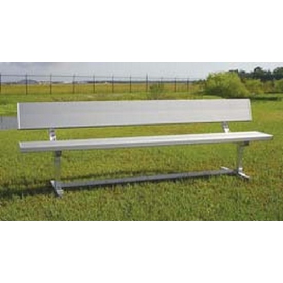 Aluminum Bench WITH BACK